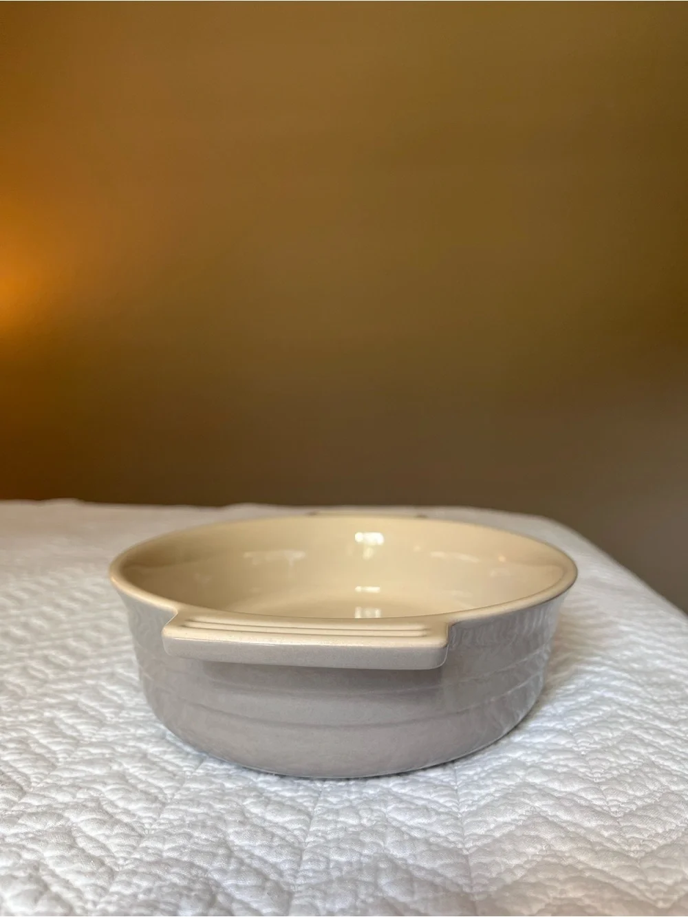 Le Creuset Stoneware Oval Dish Pan Mist Grey 27 cm